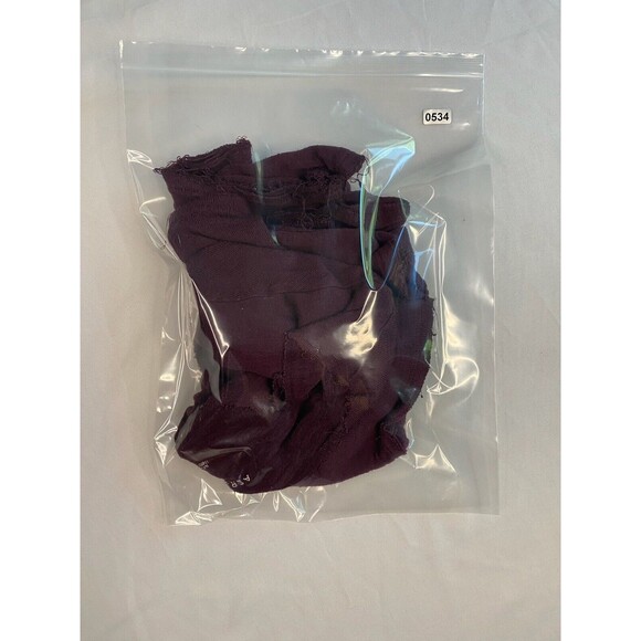 Aeropostale V Neck Frayed Cover Up Short Sleeved Distressed Maroon Beach Women L - Picture 8 of 9